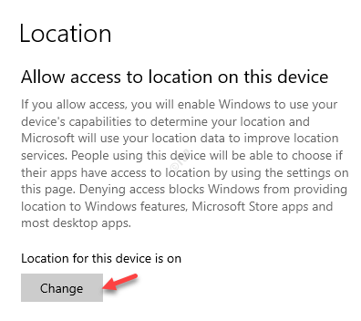 Locație Permiteți accesul la locație pe acest dispozitiv