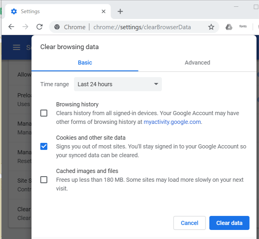 Chrome aufgefordert, das Passwort zu ändern