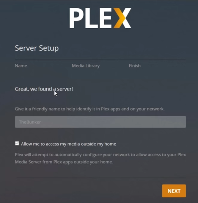 Configuración del servidor Plex transmitir PC a firestick