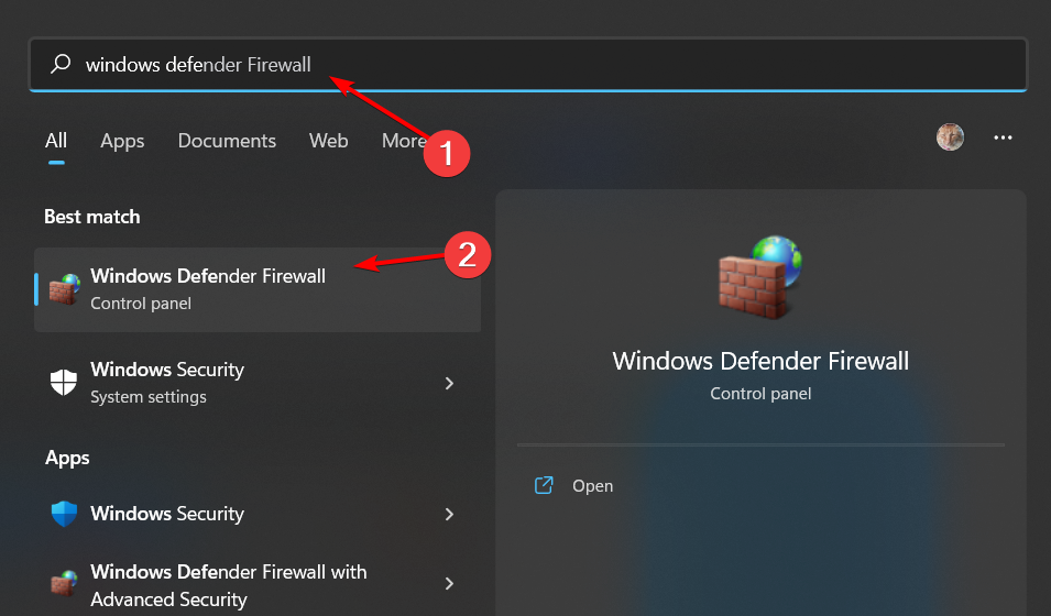 windows-defender-w11 duckduckgo nefunguje