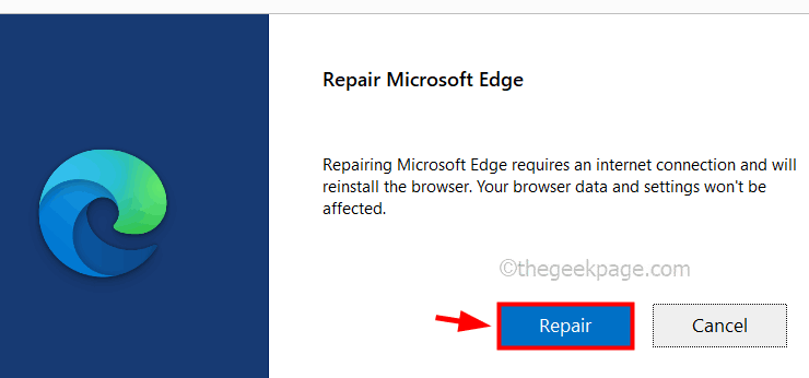 Edge 11zon reparieren