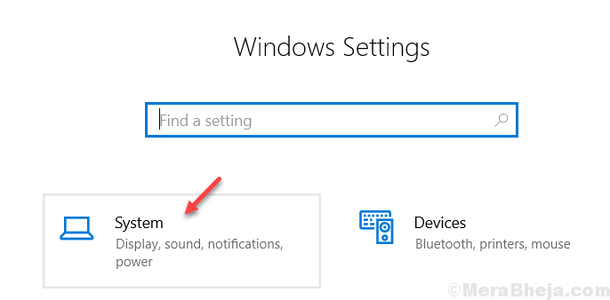 Rendszerbeállítások Windows 10 Min