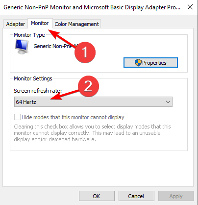 monitor-aktualizar layar pixelada windows 10