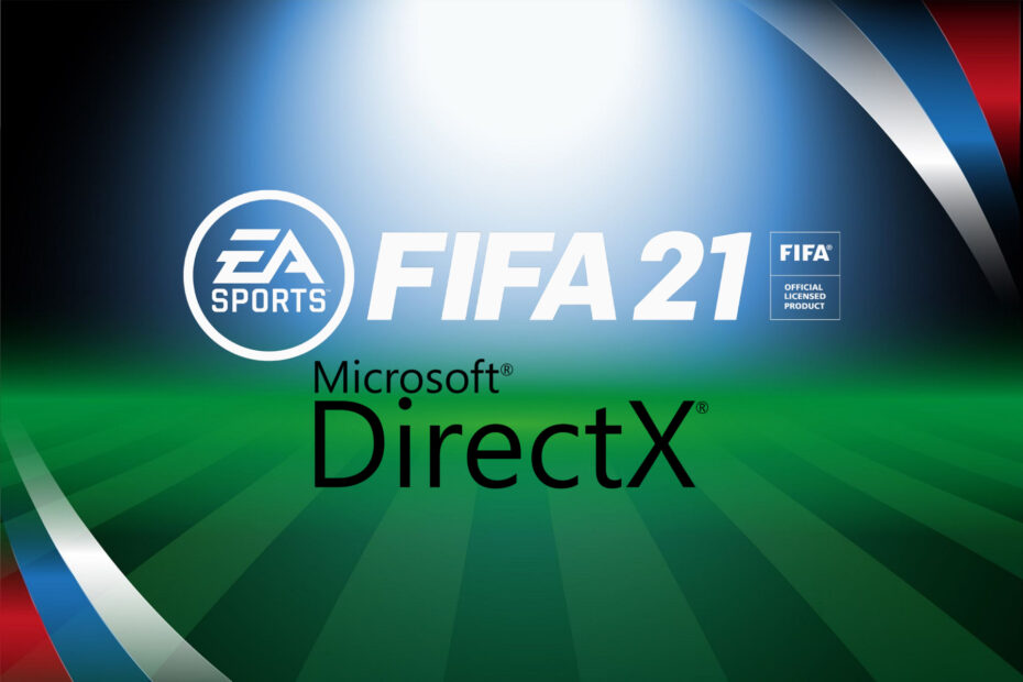 לפתור בעיות של FIFA 21 DirectX