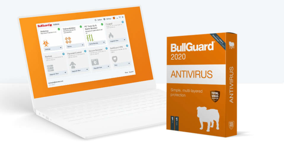 сканировать компьютер на наличие вредоносных программ с помощью bullguard