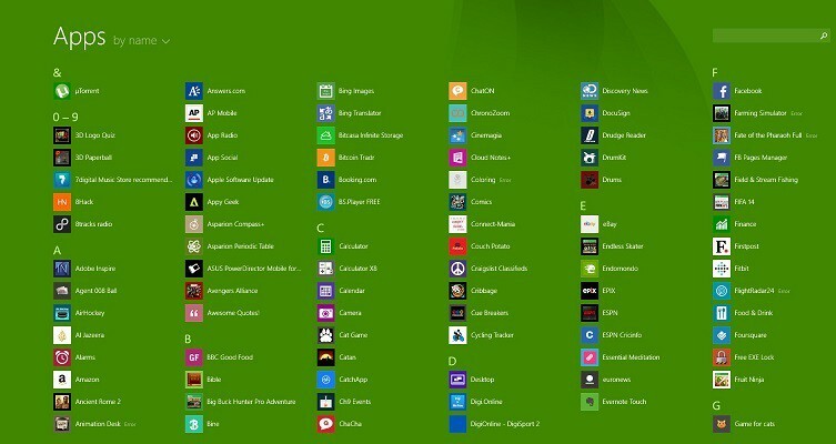 sulje minimoi sovellukset Windows 8