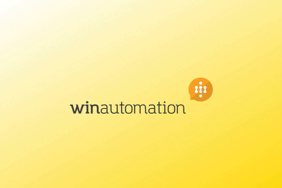 Διεπαφή χρήστη WinAutomation