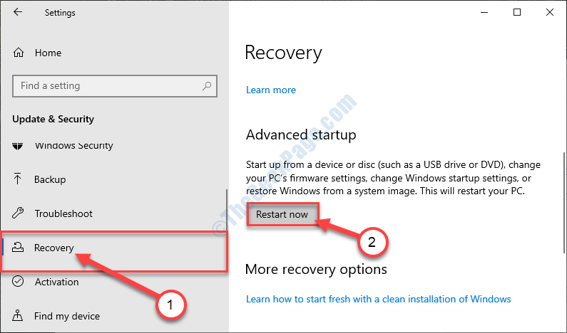 Javítás - A rendszer-visszaállítás nem tudja kibontani a fájlt / eredeti példányt a Windows 10 rendszerben
