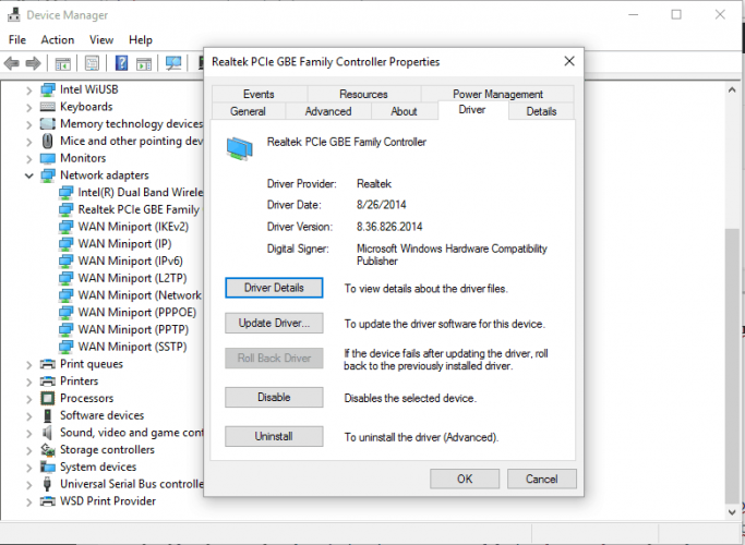 aktualizovať sieťové ovládače Windows 10
