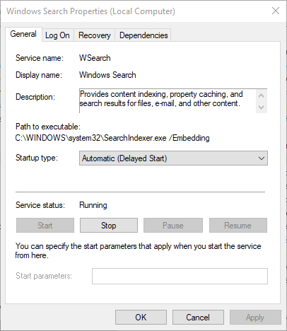 Windows-Suchfenster Windows Explorer-Suche funktioniert nicht