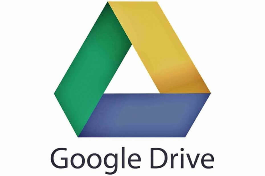Corrigir erro do Google Drive