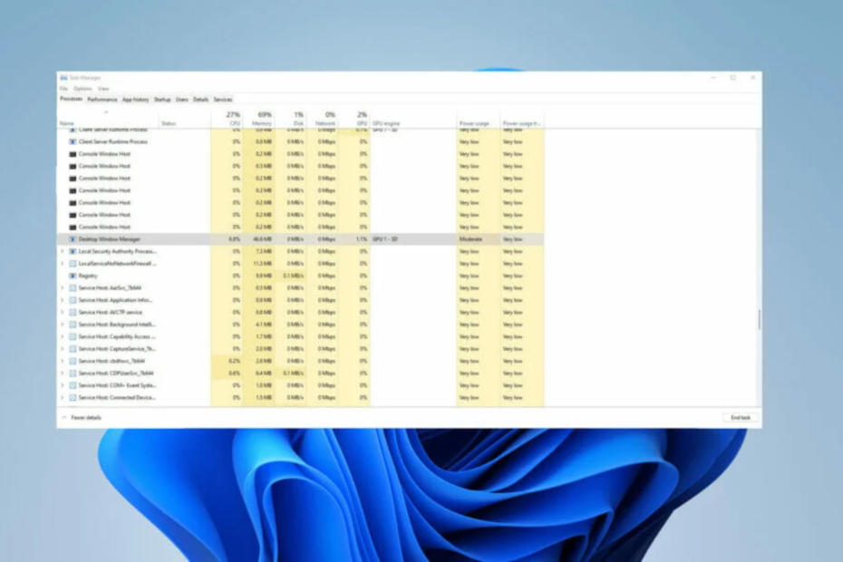 desktop windows manager gpu alto