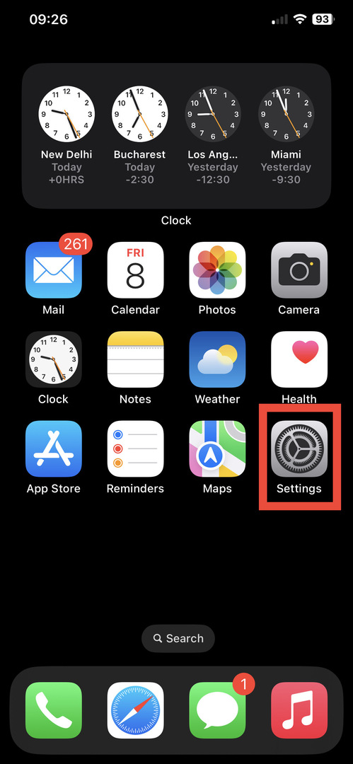 iPhone ayarları - Outlook'ta varsayılan tarayıcı değişikliği