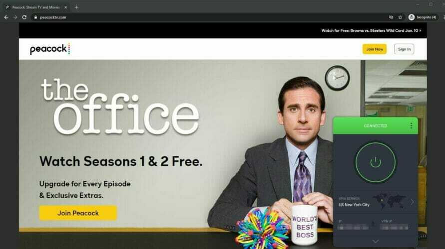 дивитися The Office on Peacock with PIA VPN