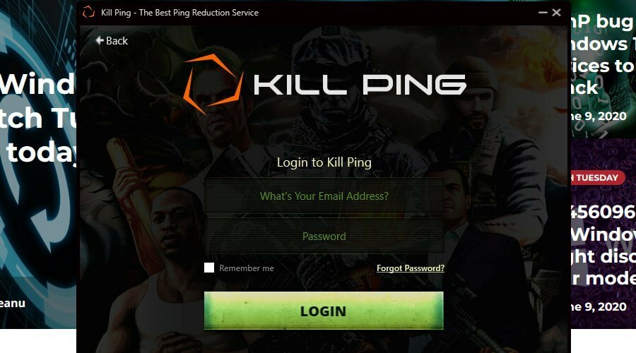 revisión de kill ping