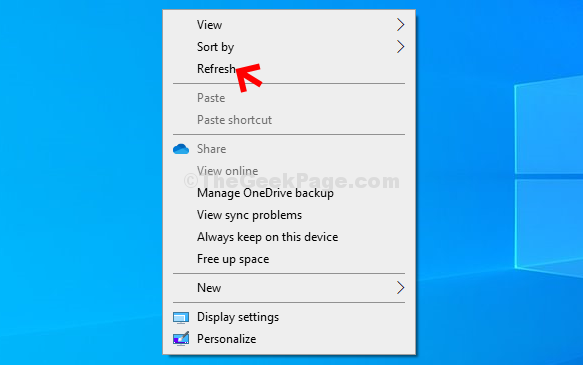 Résoudre le problème du signe X gris sur certains problèmes d'icônes du bureau dans Windows 10