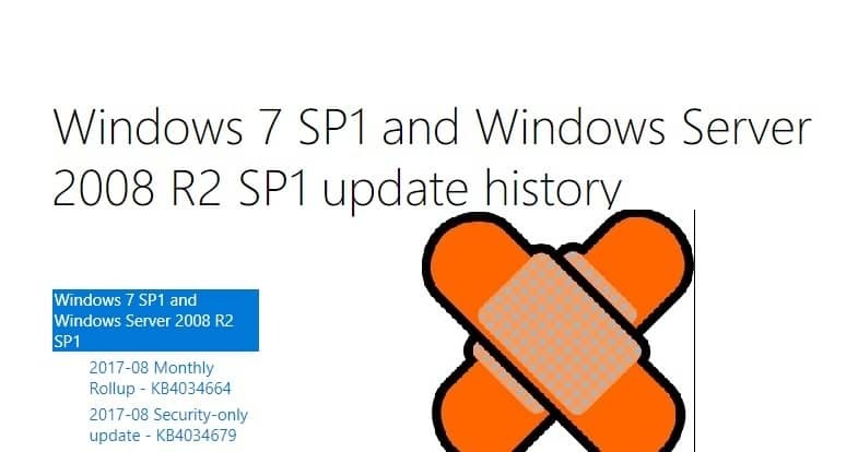 Lataa Windows 7 KB4034679 ja KB4034664 tietokoneen turvallisuuden parantamiseksi