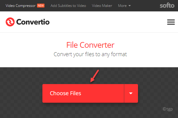 Convertico Choisissez Fichiers Min