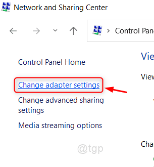 Cambiar la configuración del adaptador Panel de control Win11