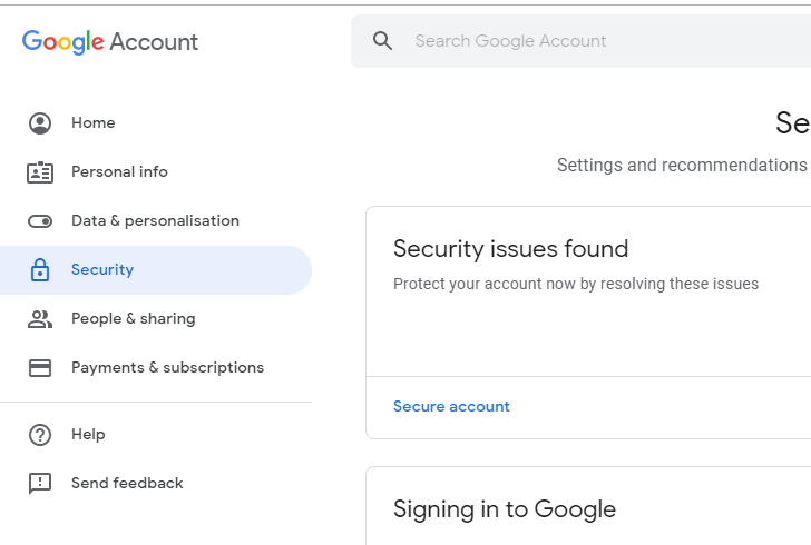 Google konta Gmail e-pasta ziņojumi nonāk tieši atkritumos