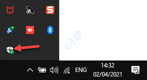 Hlavní panel Systémová ikona Windows