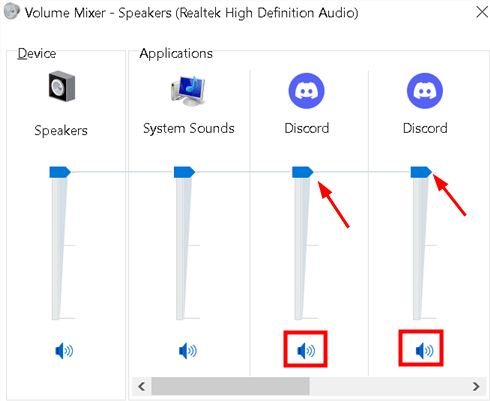 Volume Mixer Discord Impostazioni audio Min
