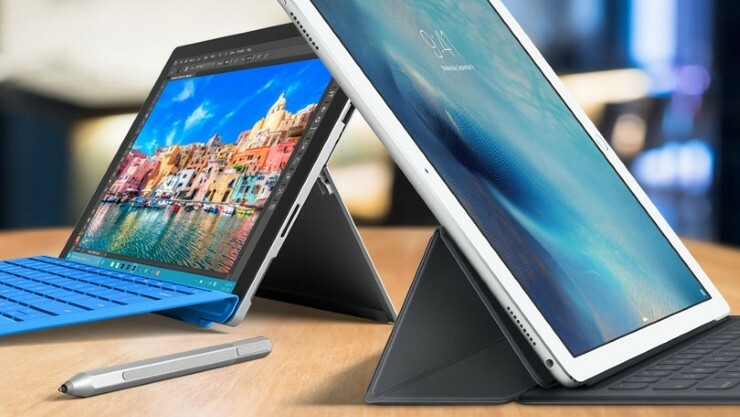 Microsofts Surface Pro-linje sælger bedre end Apples iPad Pro i Storbritannien
