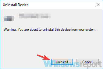 დადასტურების დიალოგი USB მოწყობილობა არ არის აღიარებული