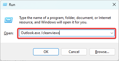 vue Outlook n'affiche pas le contenu des e-mails