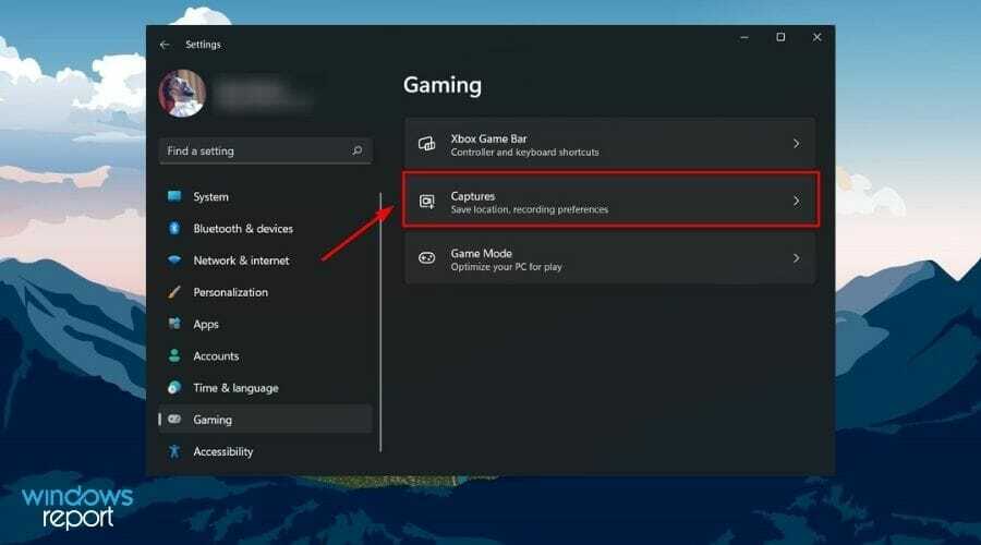 Fanger hvordan man optager gameplay i Windows 11