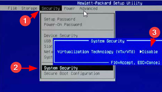 Iespējot virtualizāciju — BlueStacks kļūdas kods 2004