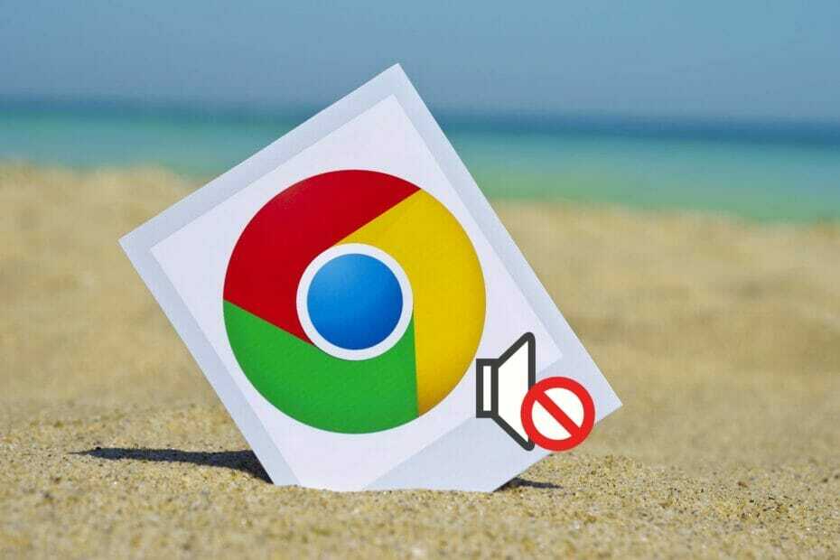 no hay sonido en el navegador Chrome
