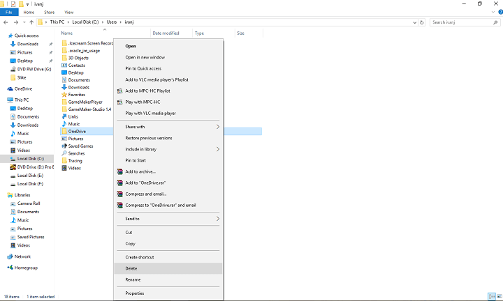 onedrive-kuvien latausongelmat Windows 10