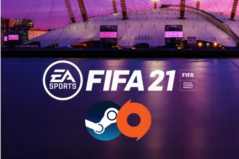FIFA21スチームはウィットオリジンを再生できません