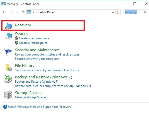 Windows 10 kann nicht auf die Werkseinstellungen zurückgesetzt werden