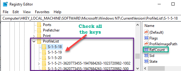 Refcount الاختيار دقيقة