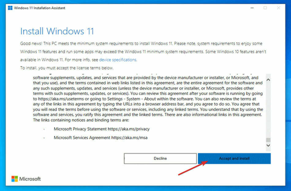 įdiegti-Windows-11 Windows 11 naujinimo asistento įrankis