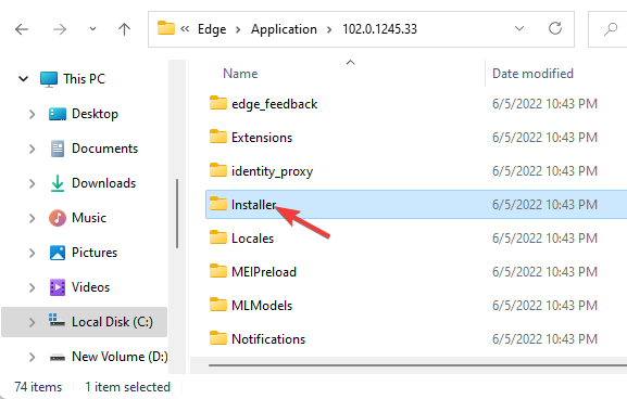 installera om Microsoft Edge med administratörsbehörighet
