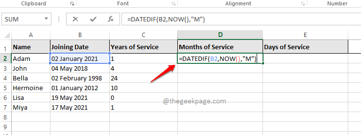 Como encontrar a diferença entre duas datas no Microsoft Excel