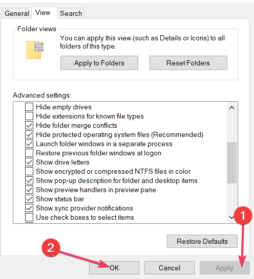 Anwenden- und OK-Optionen Datei-Explorer-Vorschaufenster funktioniert nicht unter Windows 11