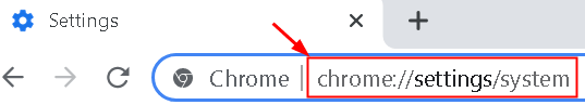Системні налаштування Chrome Мін