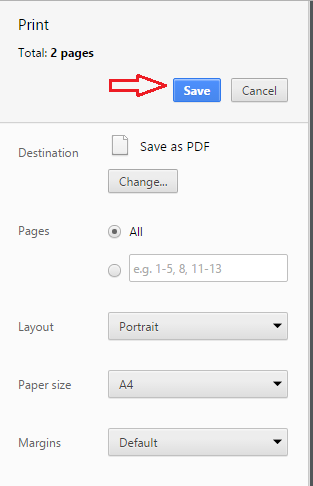 salvar em pdf