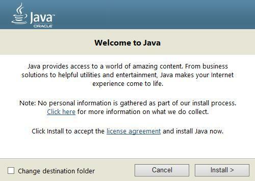 מתקין Java