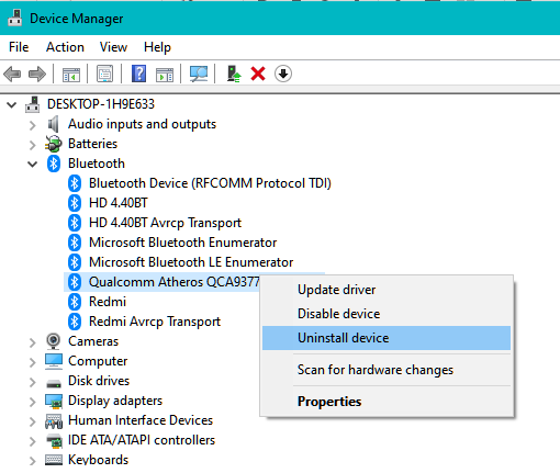 Qualcomm QCZ9565 Bluetooth 4.0 har ett drivrutinsproblem