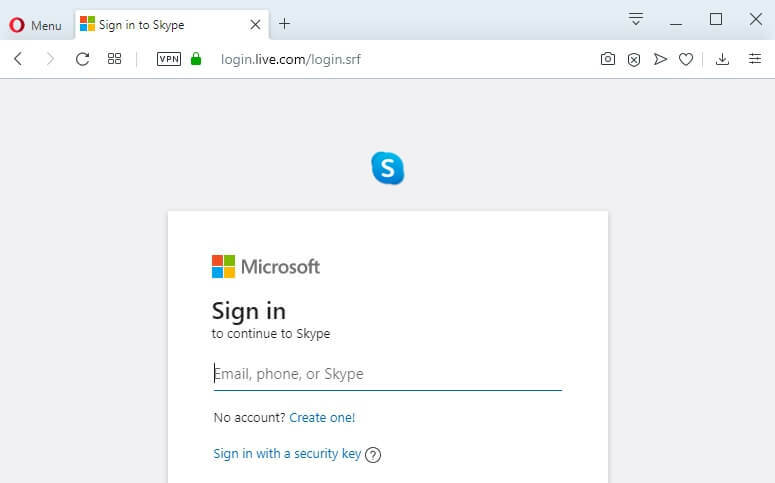 connectez-vous à skype en ligne navigateur skype