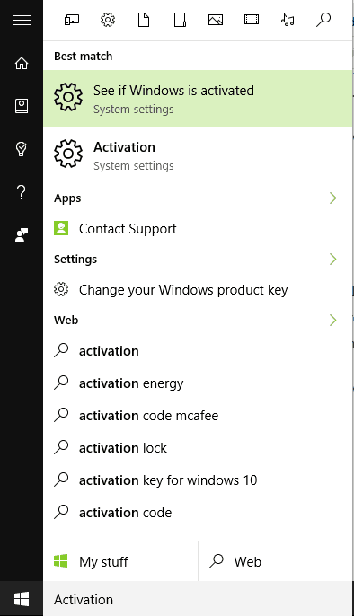 Windows 10 ikke aktivert etter oppgradering