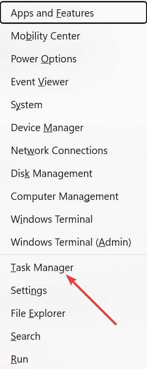 מנהל המשימות ניסיון ב-nvidia geforce לא מתחיל עם windows