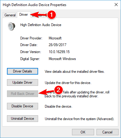 Nema zvuka nakon instalacije grafičke kartice Windows 10