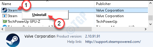 טעינת השגיאה steamui.dll נכשלה בתיקון של Windows 10