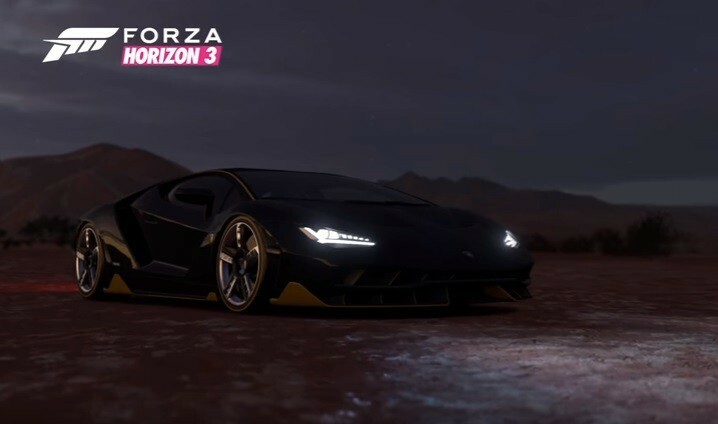 Forza Horizon 3 piedāvā 27. septembra Xbox One un Windows 10 izlaišanas datumu
